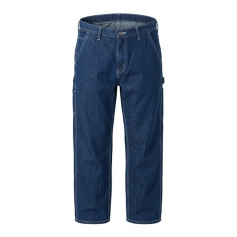 Carhartt FR Jeans Mens 36x30 Blue Dark Wash Relaxed Straight Workwear 290-83
